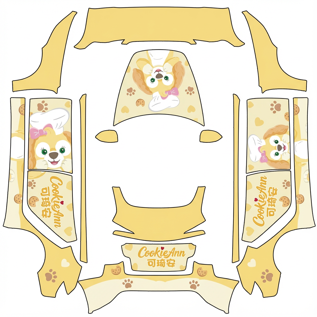 AI Design - 迪士尼乐园人偶饼饼可琦安