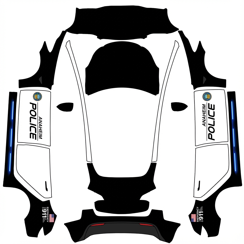 AI Design - 和给的图片一样的，要一模一样，请仔细核对，police文字在