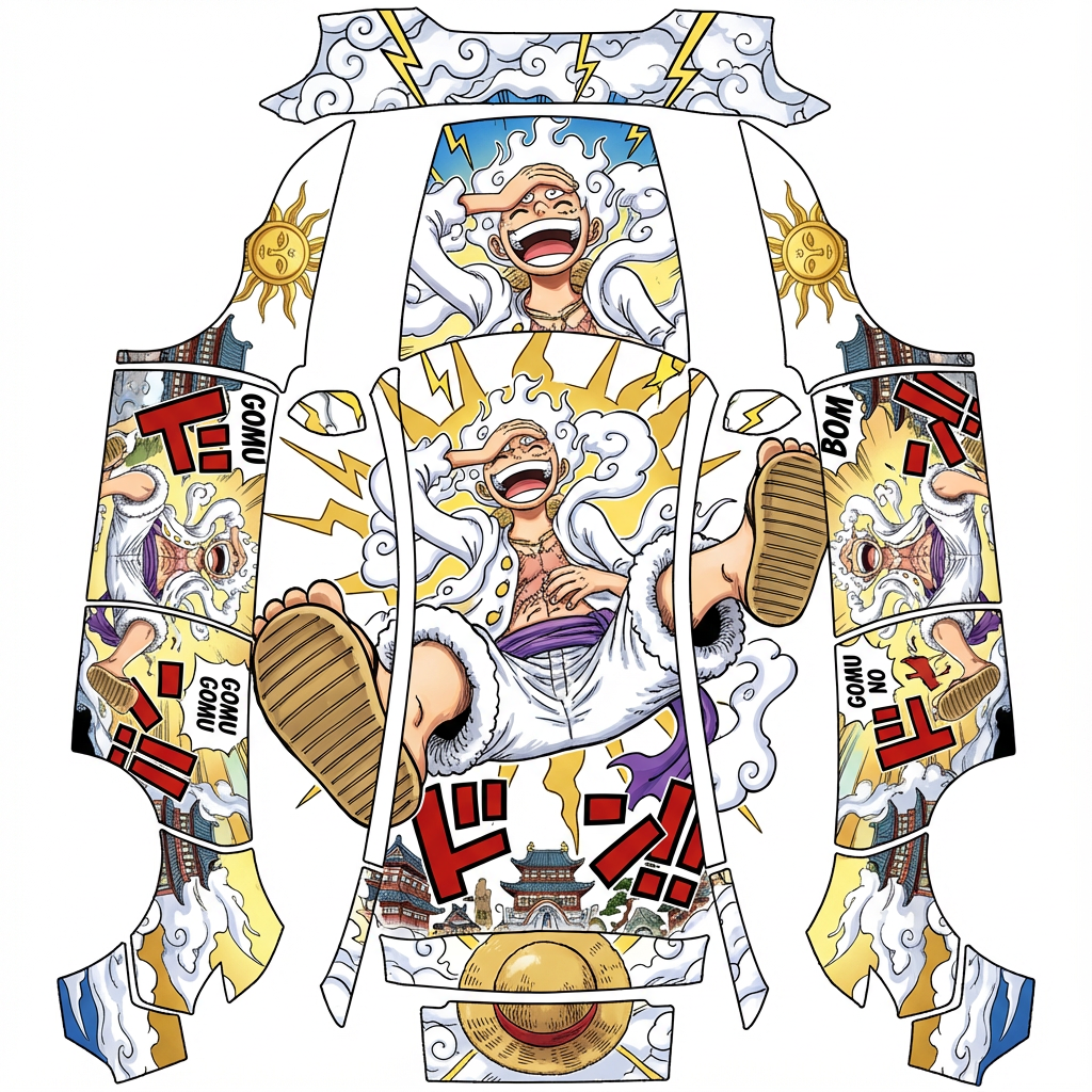 AI Design - 海贼王路飞尼卡形态