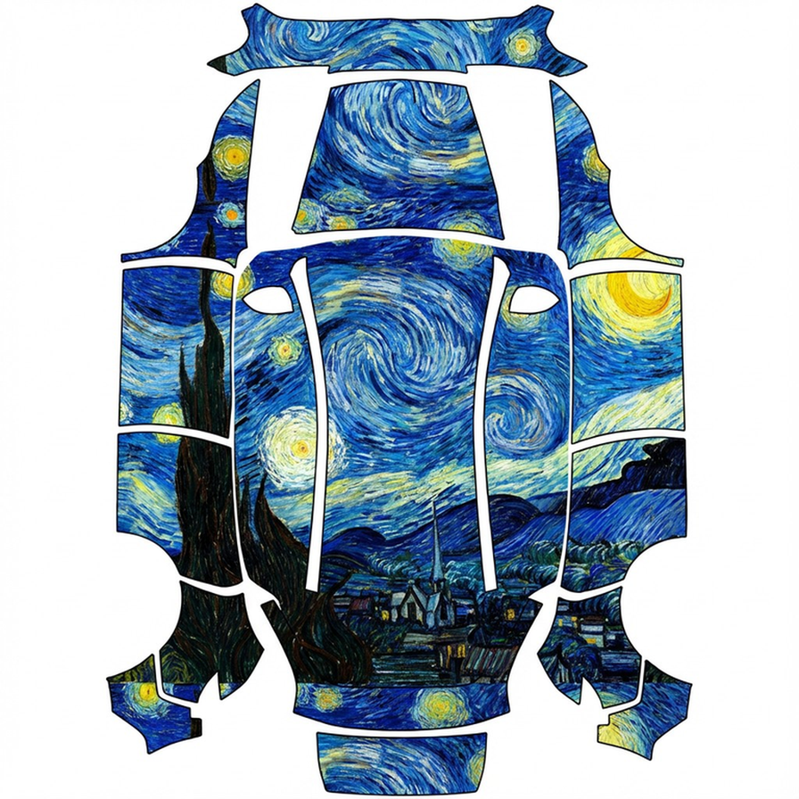 AI Design - 梵高星空