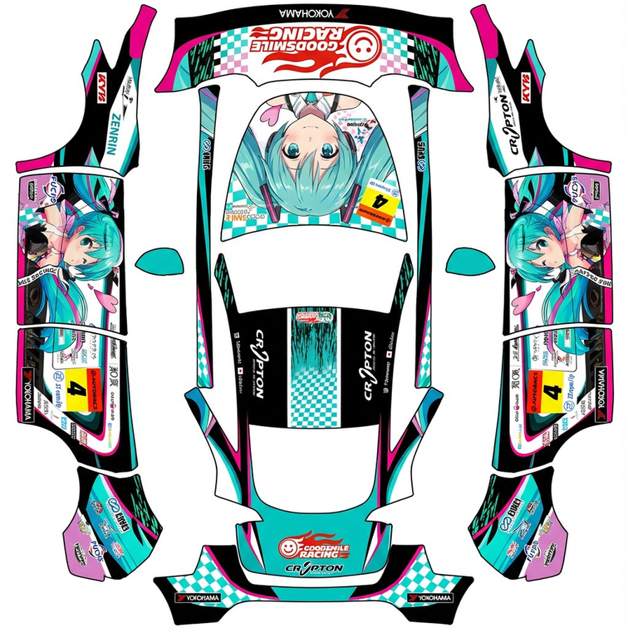 AI Design - 初音未来 一比一