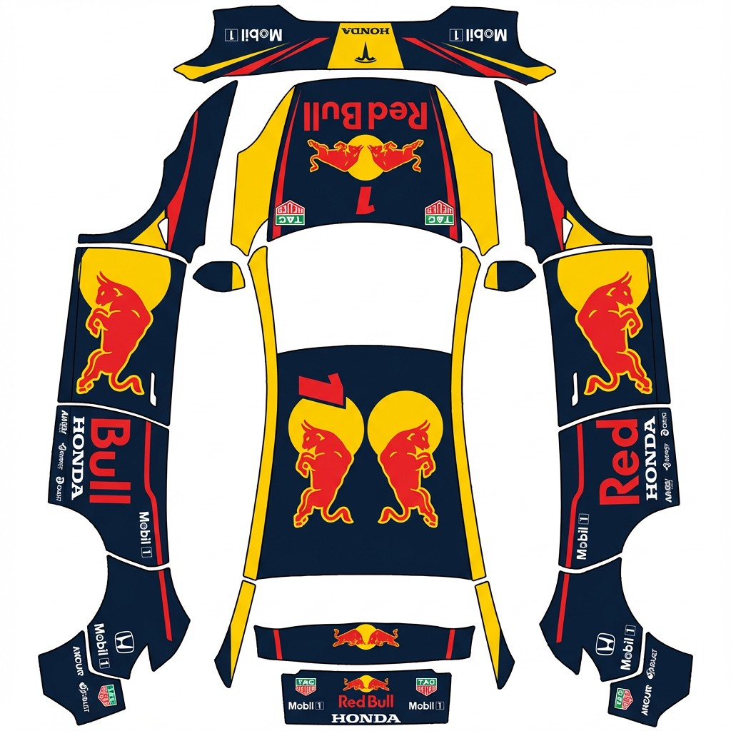 AI Design - f1 redbull style
