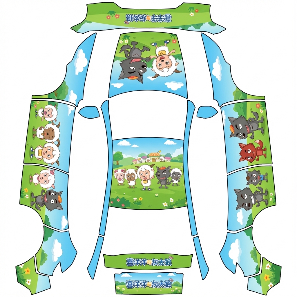 AI Design - 喜洋洋与灰太狼