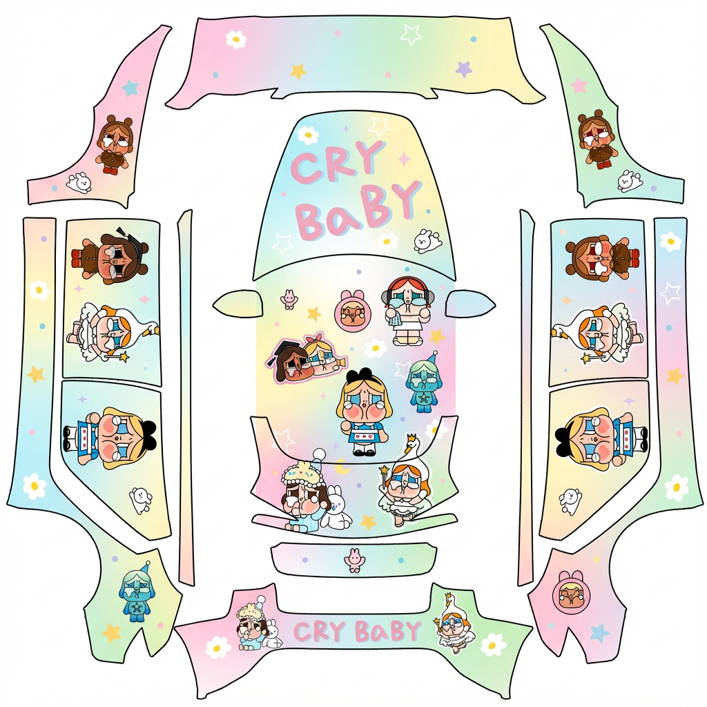 AI Design - 泡泡玛特哭娃