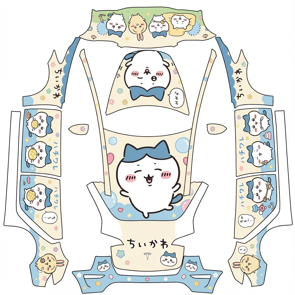 AI Design - 将Model Y 老款的3D模型纹理应用到Model 3 老