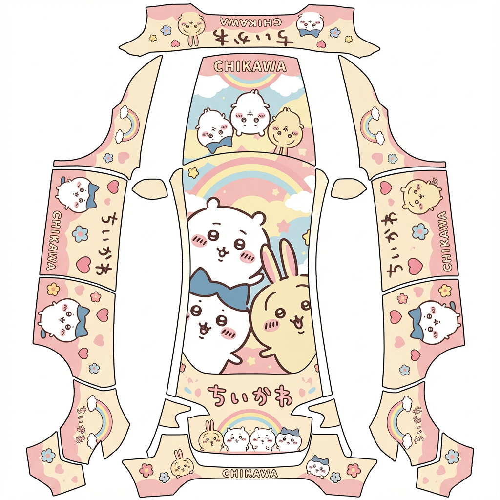 AI Design - 将Model Y 老款的3D模型纹理应用到Model Y 焕