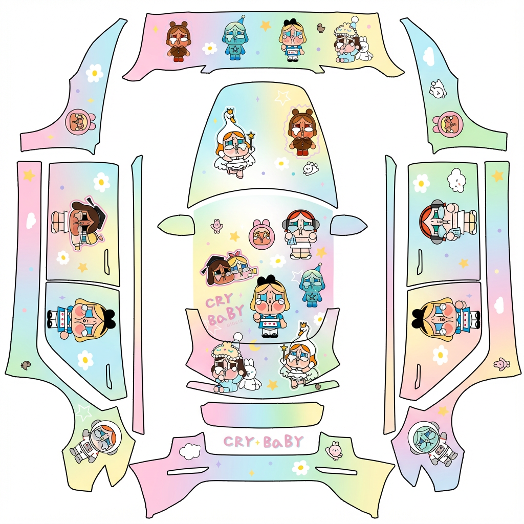 AI Design - 泡泡玛特哭娃