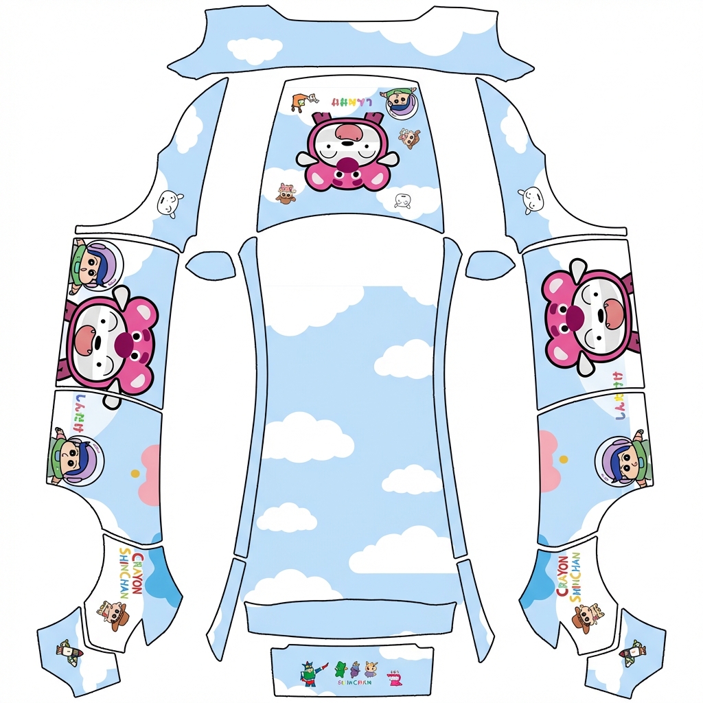 AI Design - /为汽车外观-图片中黑线轮廓内区域进行涂装
/涂装参考所提供