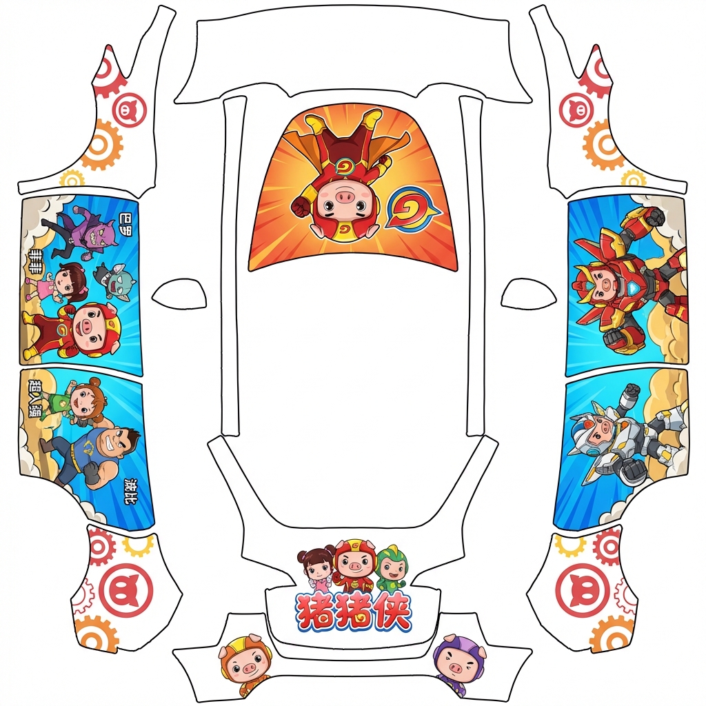 AI Design - 猪猪侠主题风格