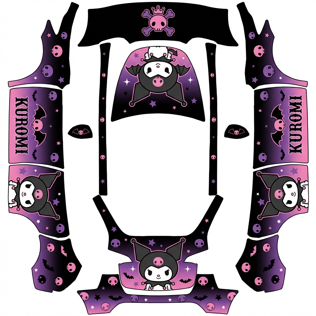 AI Design - 帮我涉及一个以库洛迷为主题的创意皮肤