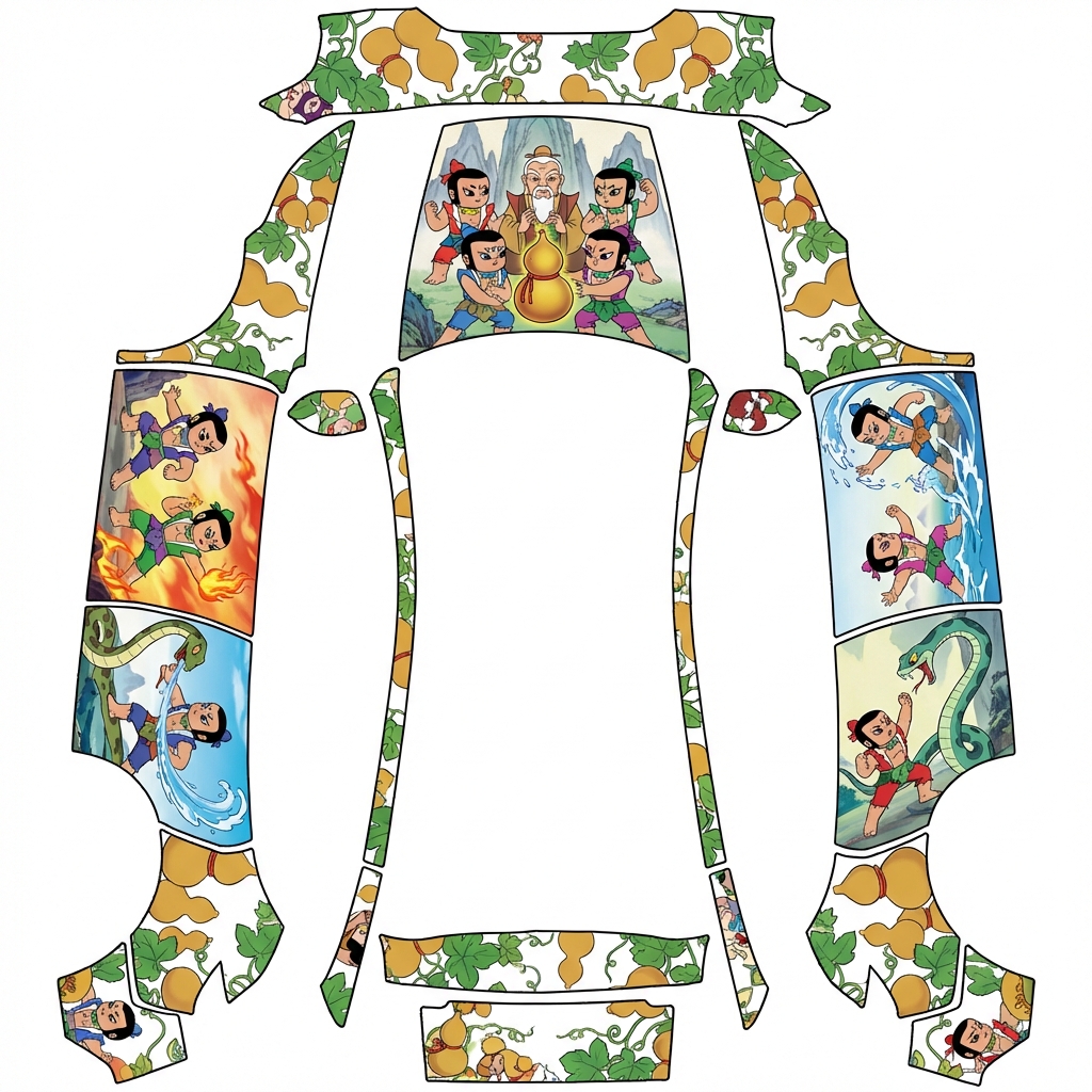 AI Design - 金刚葫芦娃