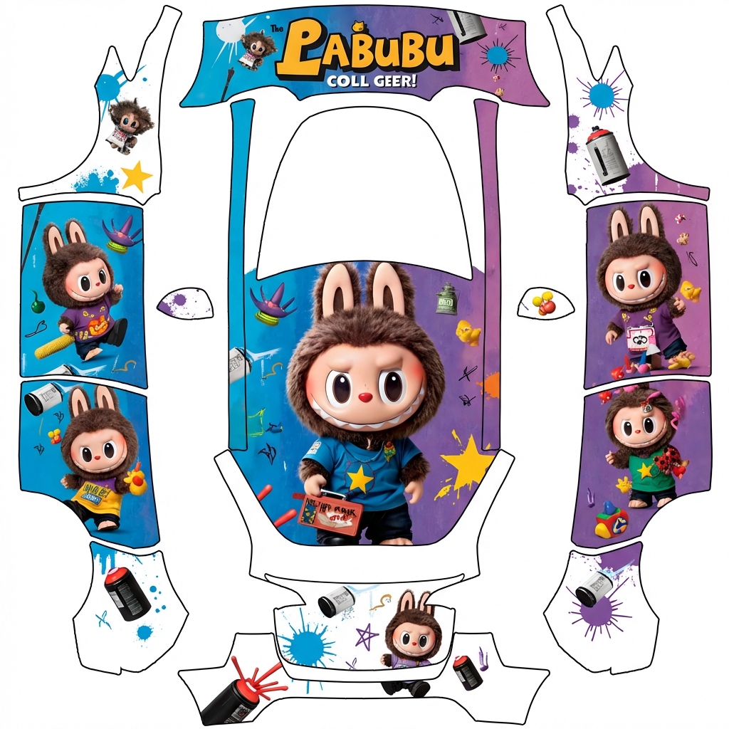 AI Design - 将Model 3 老款的3D模型纹理应用到Model Y 老