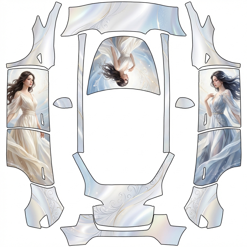 AI Design - 不要只用这一张，周边两侧自动生成像真实人类的美女