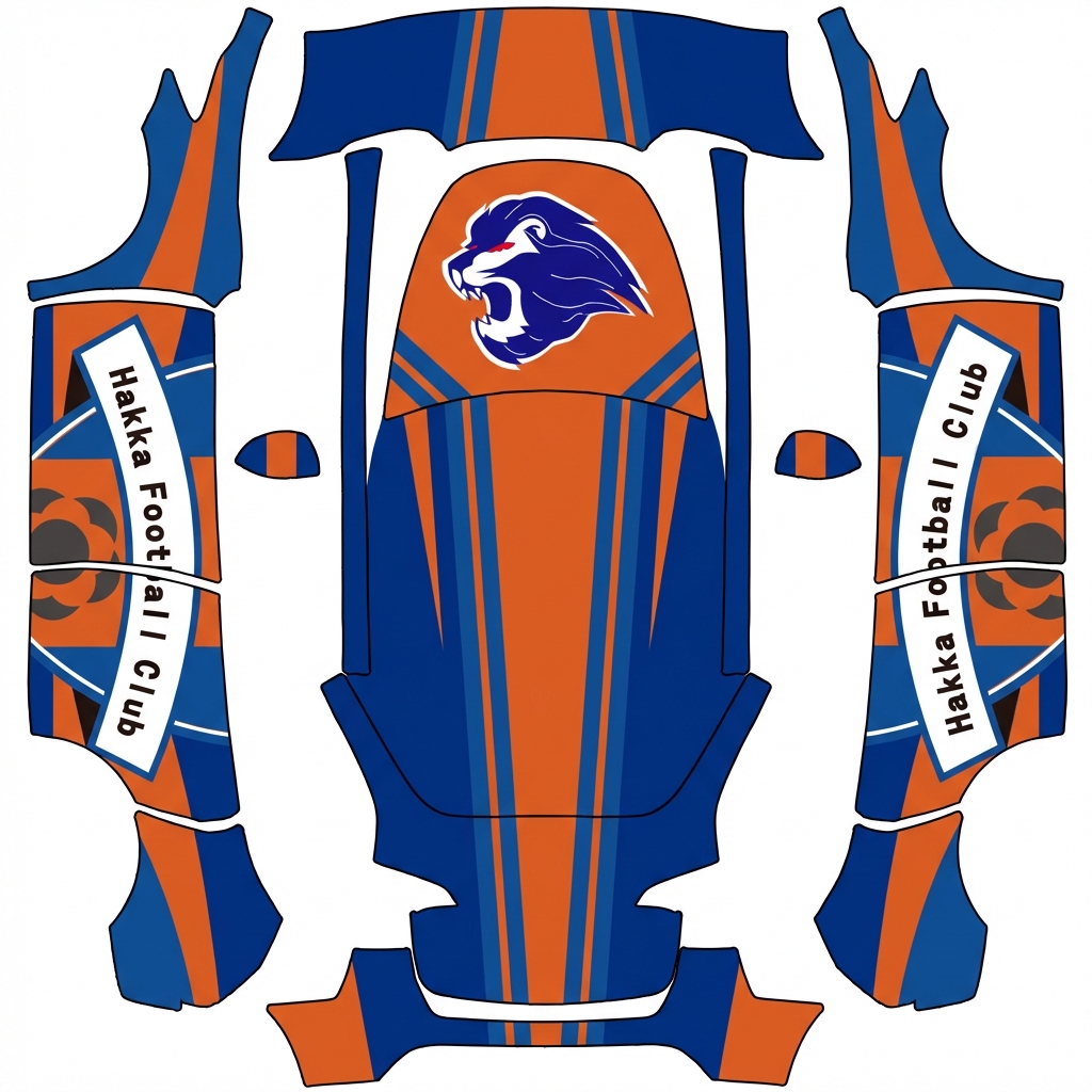 AI Design - 按梅州客家足球队logo风格来设计