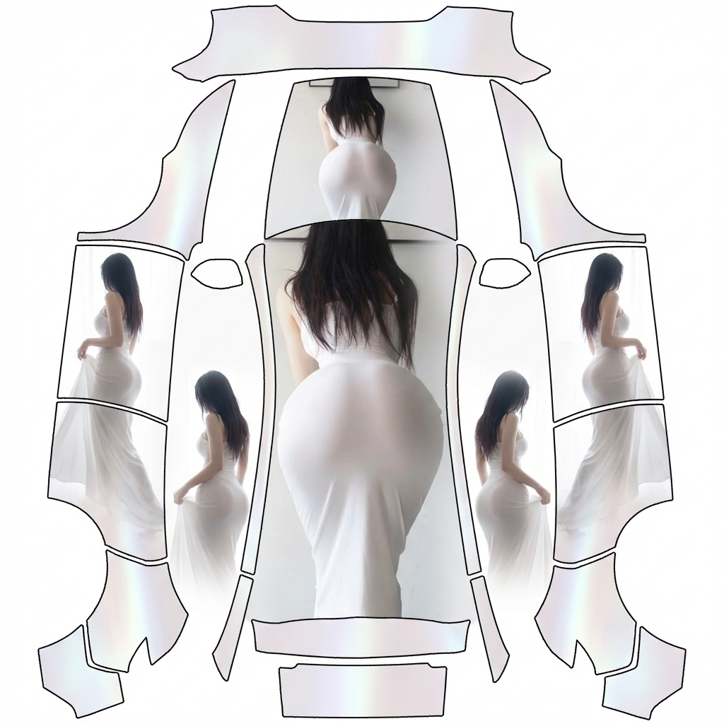 AI Design - 不要只用这一张，周边两侧自动生成像真实人类的美女