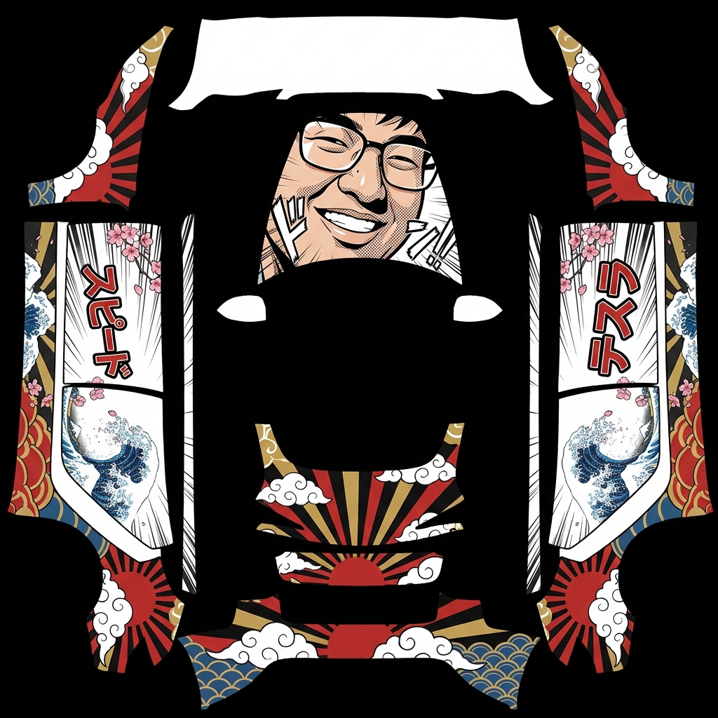 AI Design - 日式漫画的风格