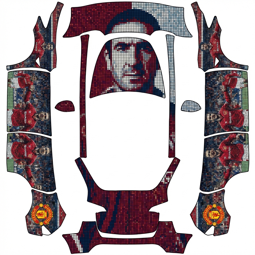 AI Design - 马赛克坎通纳图像