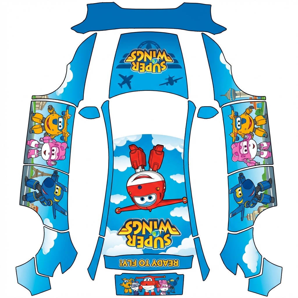 AI Design - 超级飞侠卡通动画