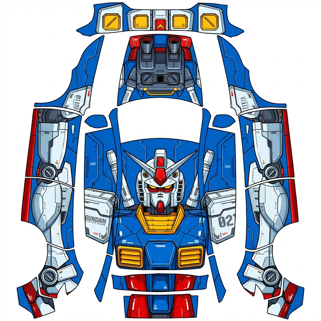 AI Design - 有酷酷的高达涂装