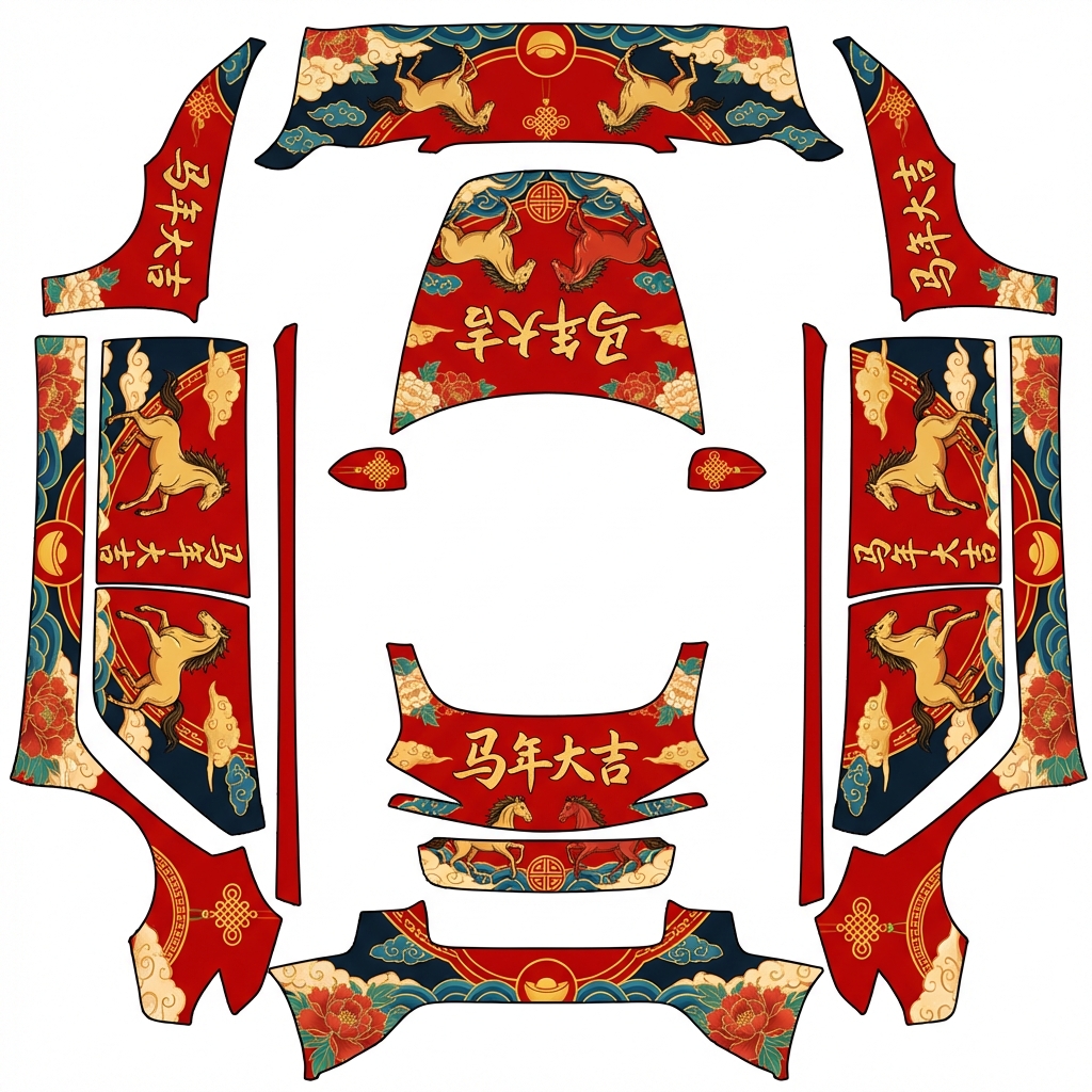 AI Design - 马年大吉