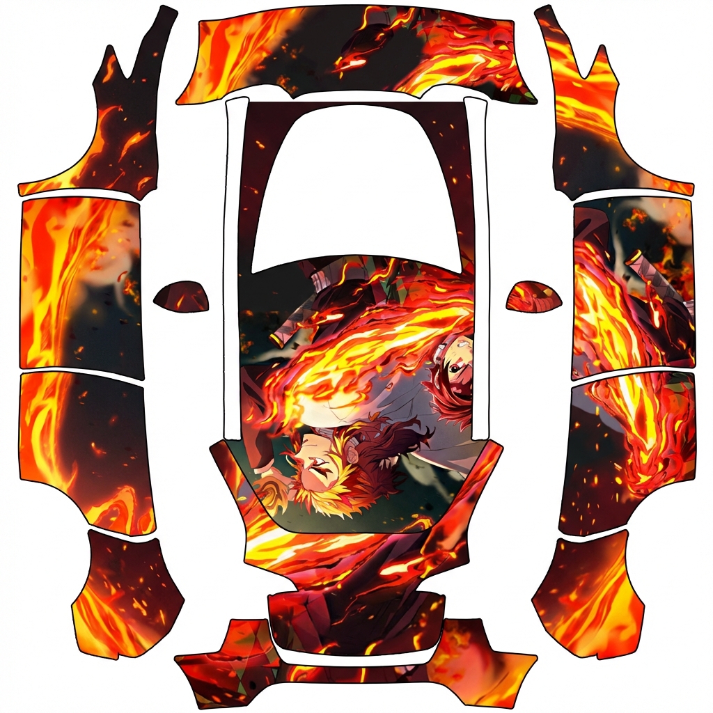 AI Design - 火焰氛围