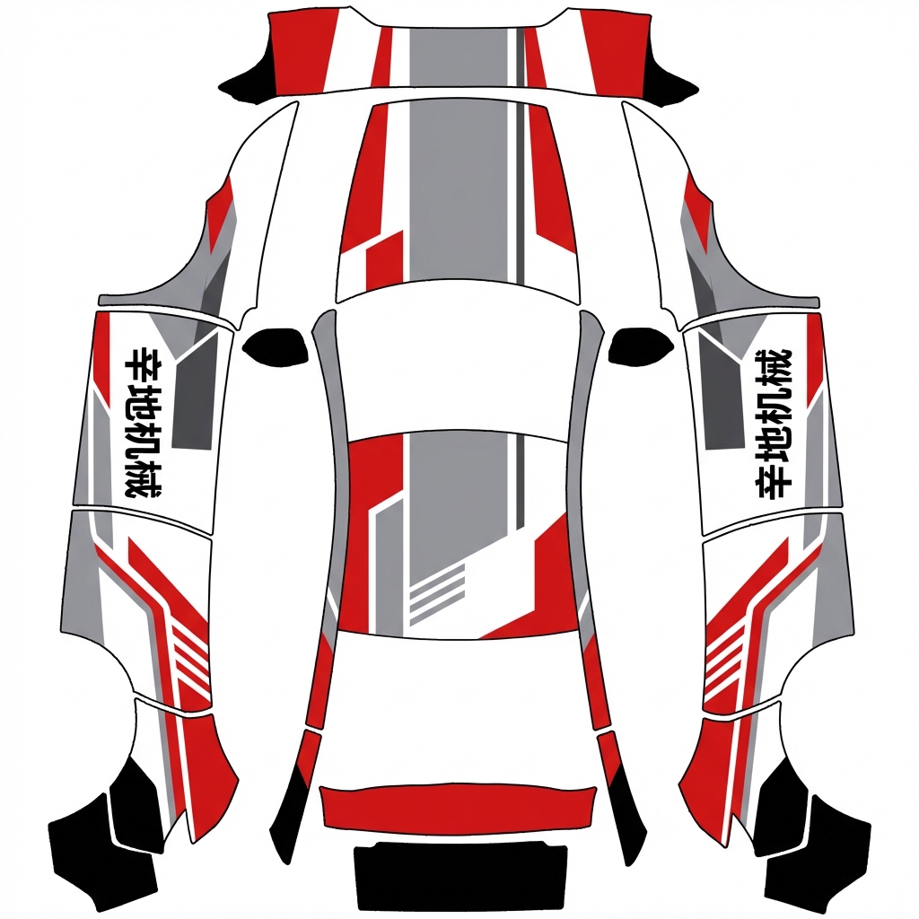 AI Design - 保留车门上的“辛地机械”字样