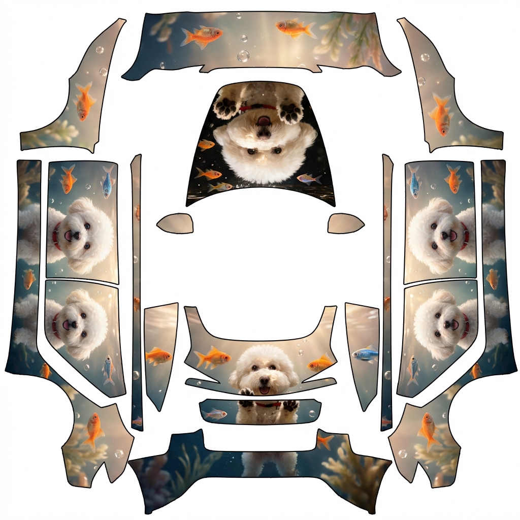 AI Design - 车门两侧都做可爱风