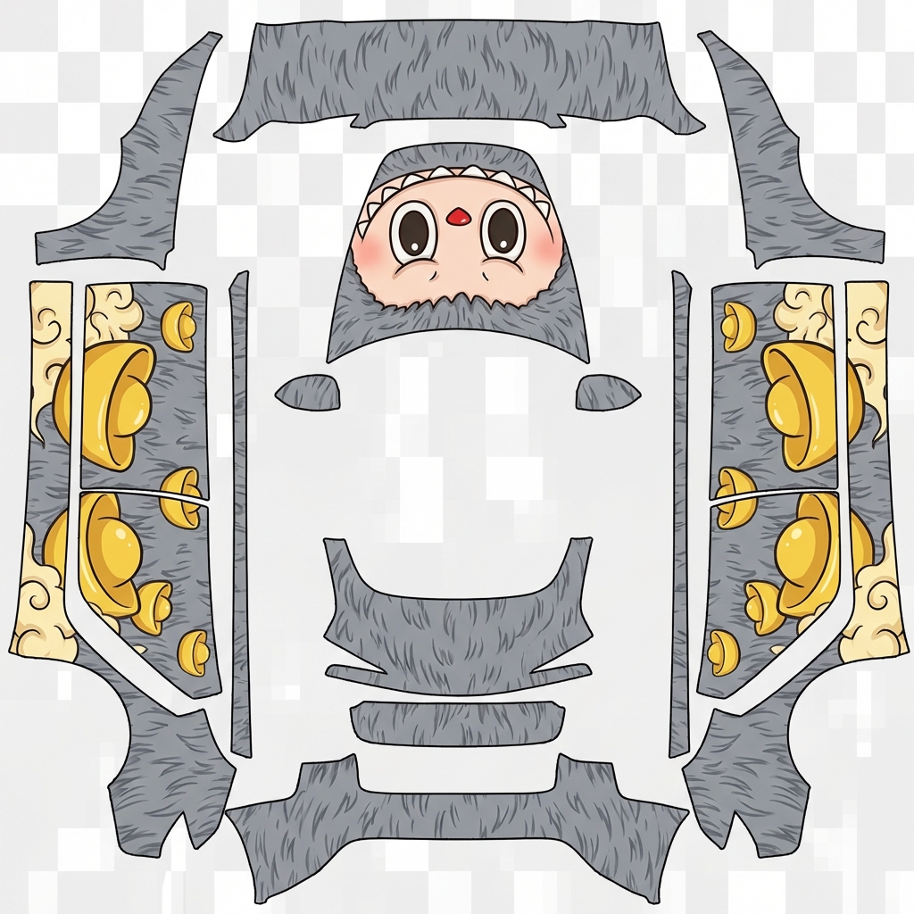 AI Design - 卡通彩绘风格