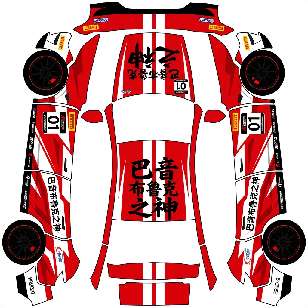 AI Design - 改成赛车样式 巴音布鲁克之神