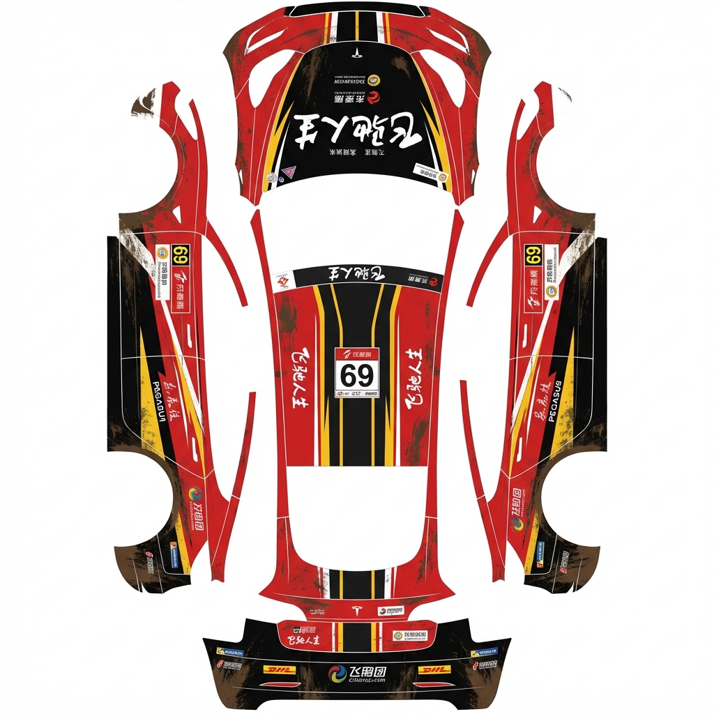 AI Design - 电影飞驰人生中张弛赛车