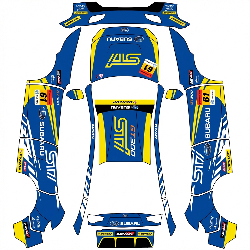 AI Design - SUBARU BRZ GT300