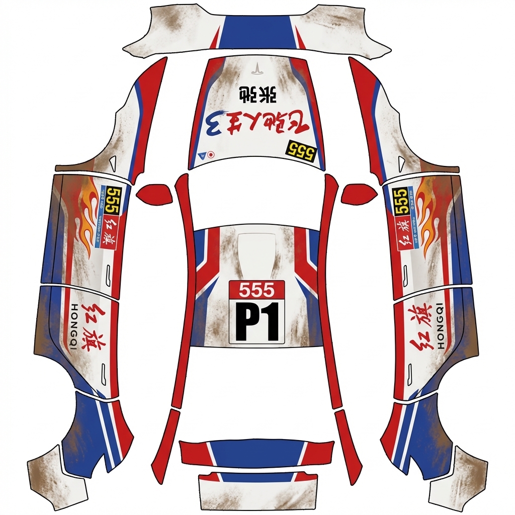 AI Design - 飞驰人生3里面张弛开的车