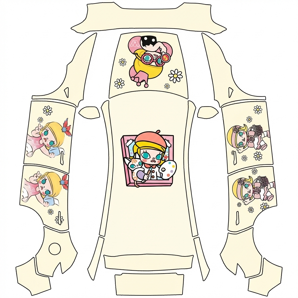 AI Design - 参考图片，底色用淡淡的黄色