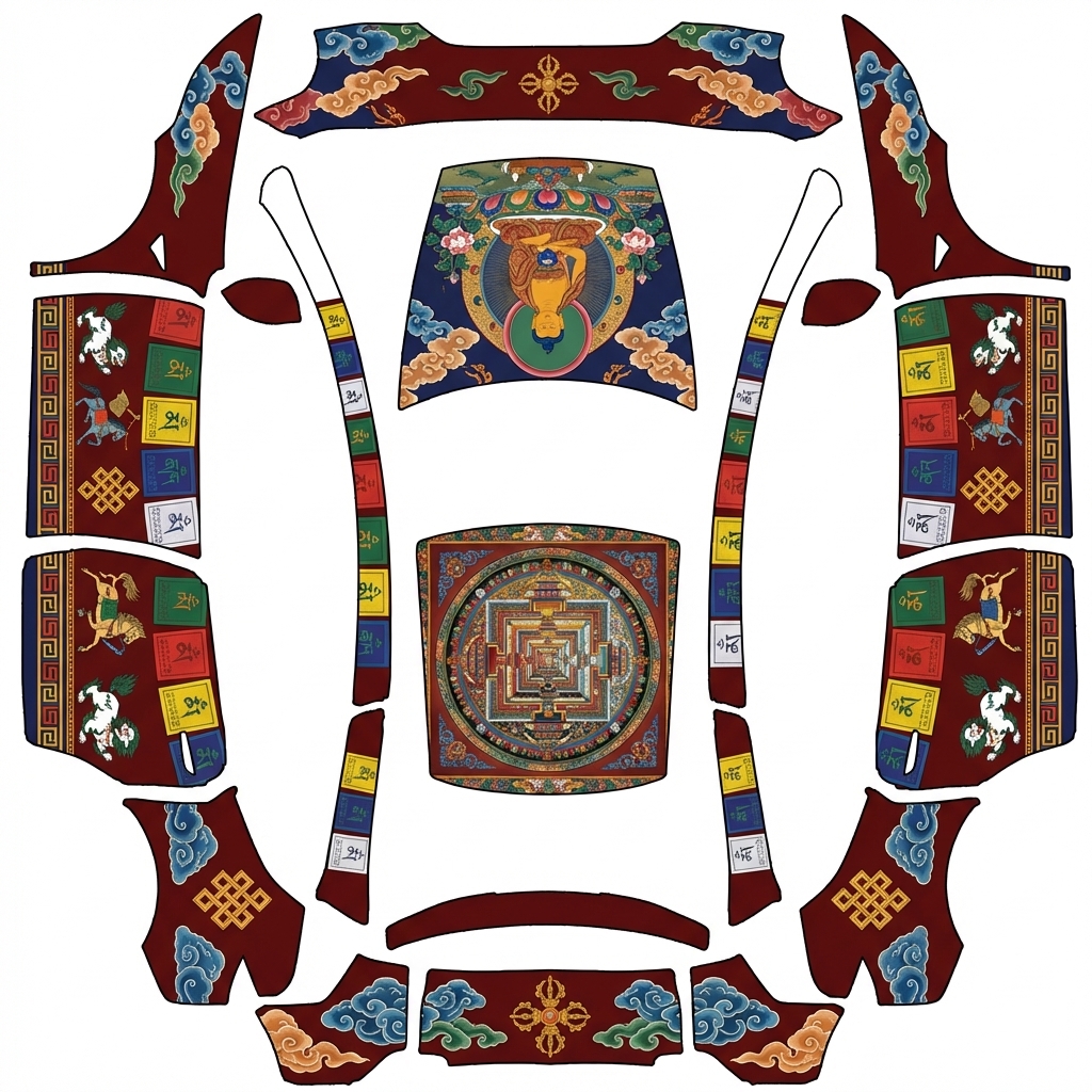 AI Design - 我想要一个具有西藏风格的皮肤