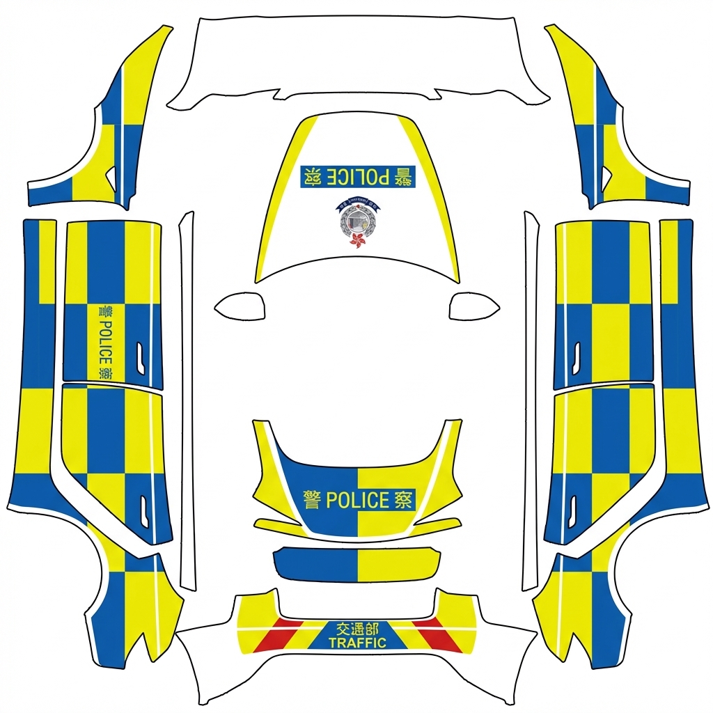 AI Design - 香港交通警察的涂装