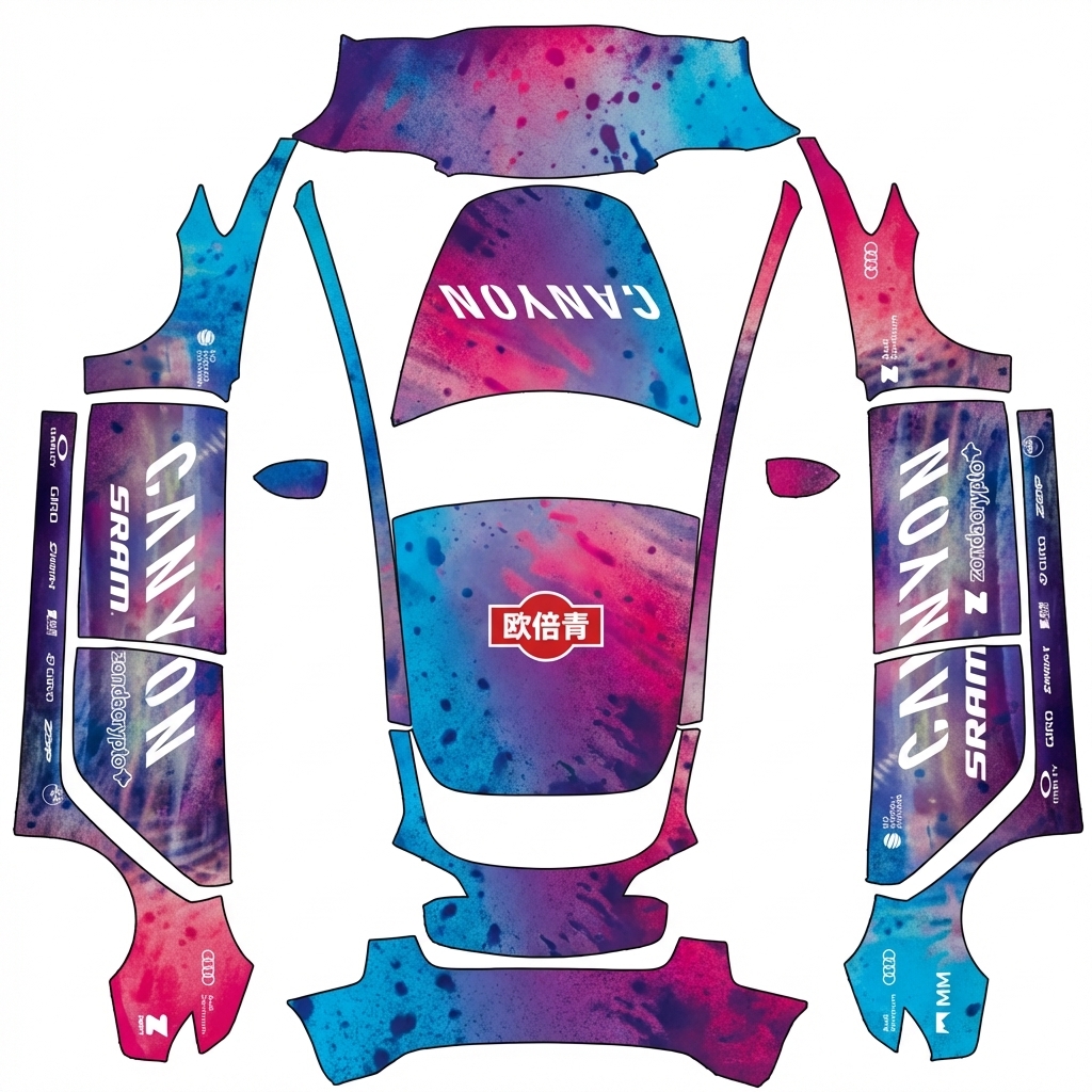 AI Design - 欧倍青CANYON车队后援车涂装