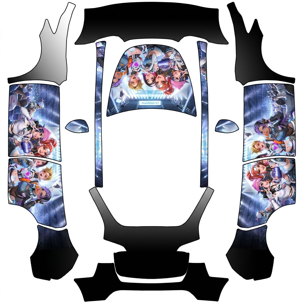 AI Design - 把图片的背景改为从车头到车尾的颜色由白色渐变为黑色