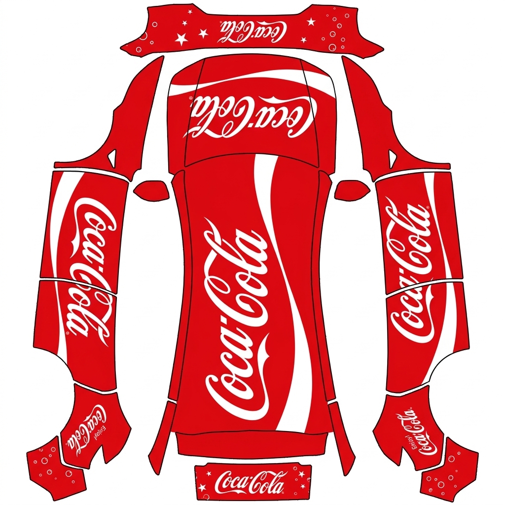 AI Design - 红色cocacola