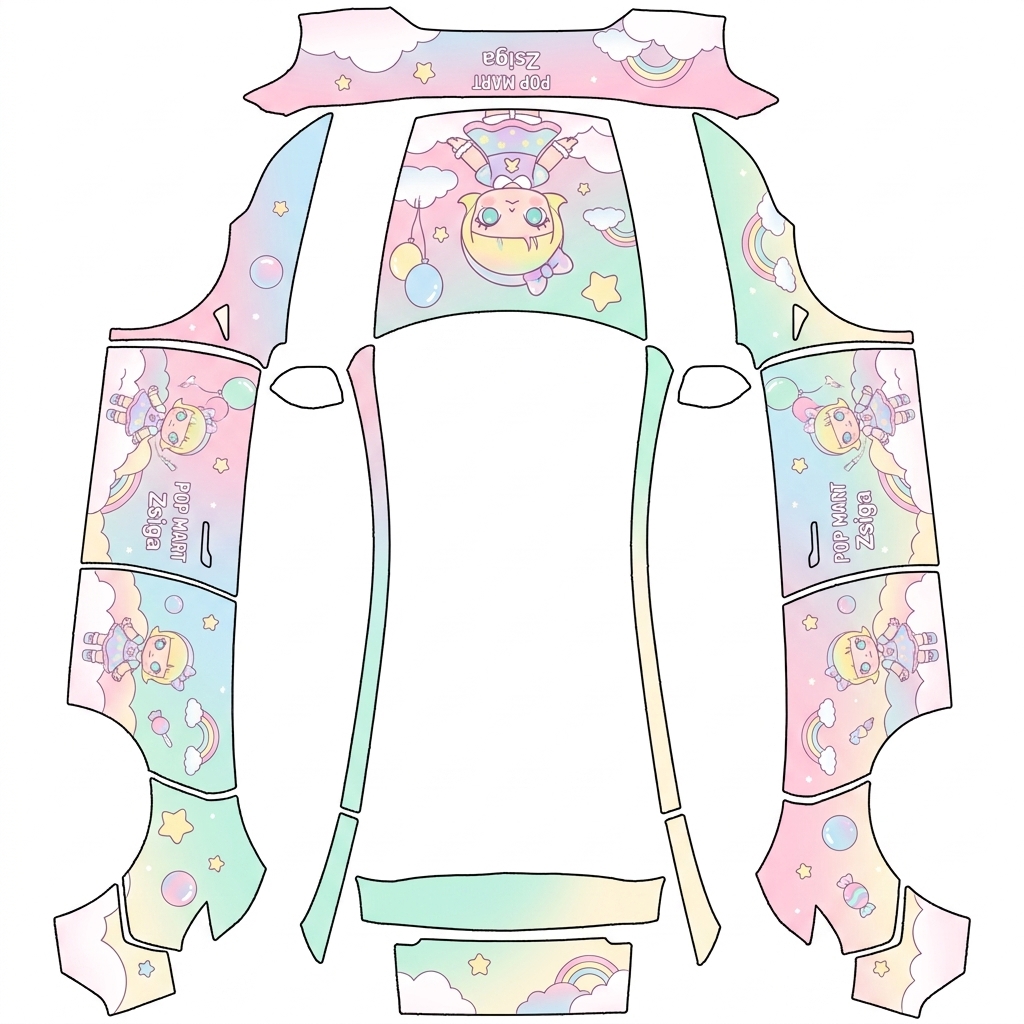 AI Design - 泡泡玛特zsiga主题，梦幻风格