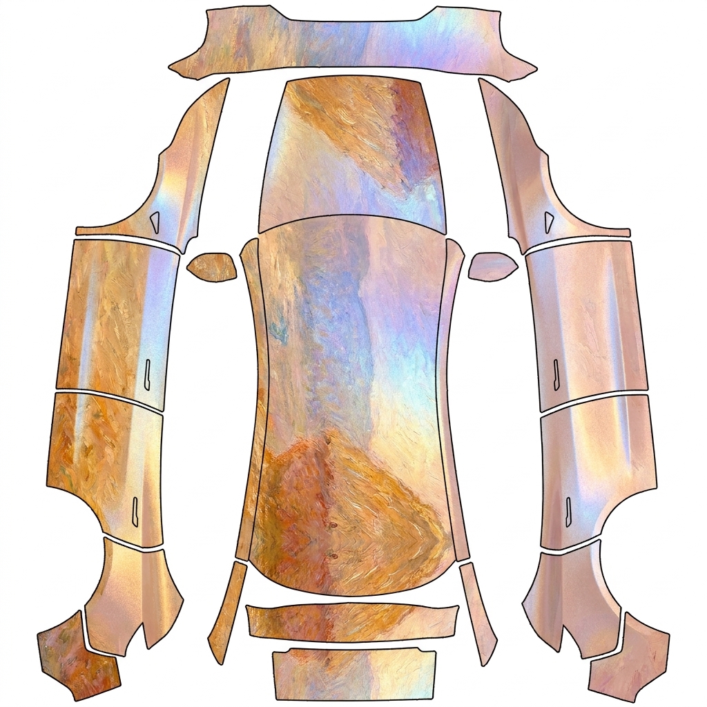 AI Design - wrapped in Monet‘s Haystacks c