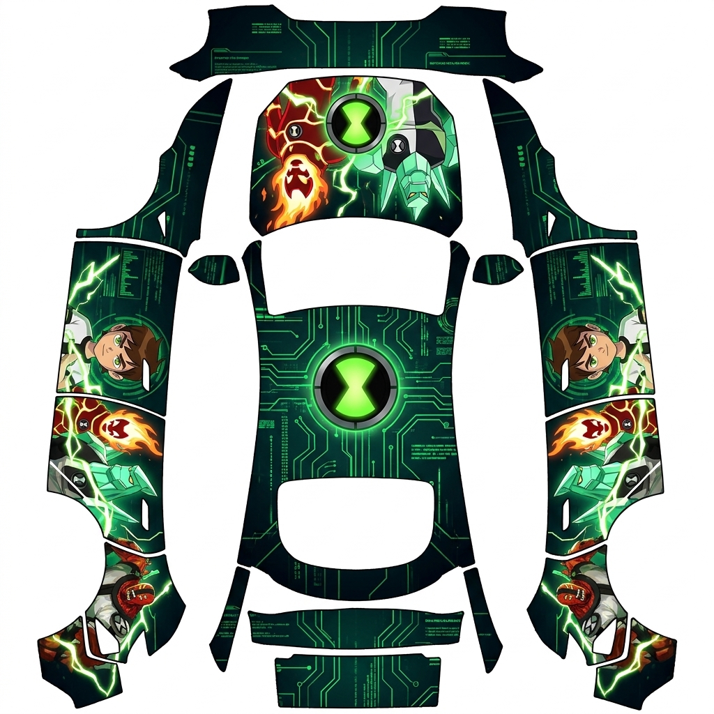 AI Design - 动漫怪物赛博风