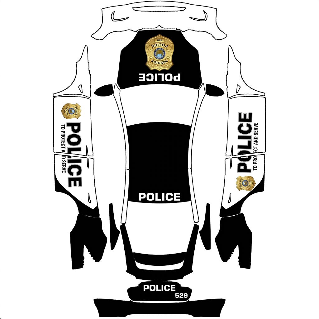 AI Design - 美国警车