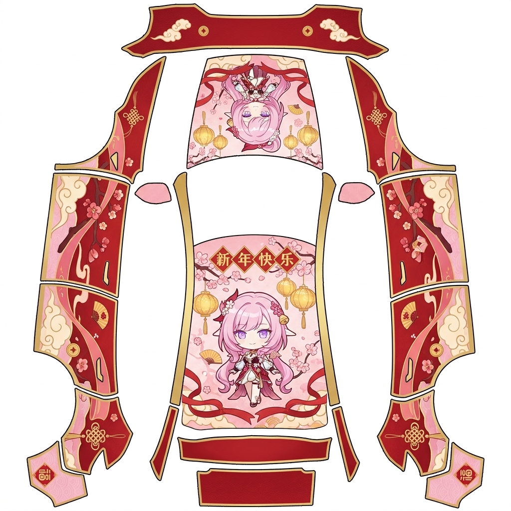 AI Design - 爱莉希雅主题，春节风格