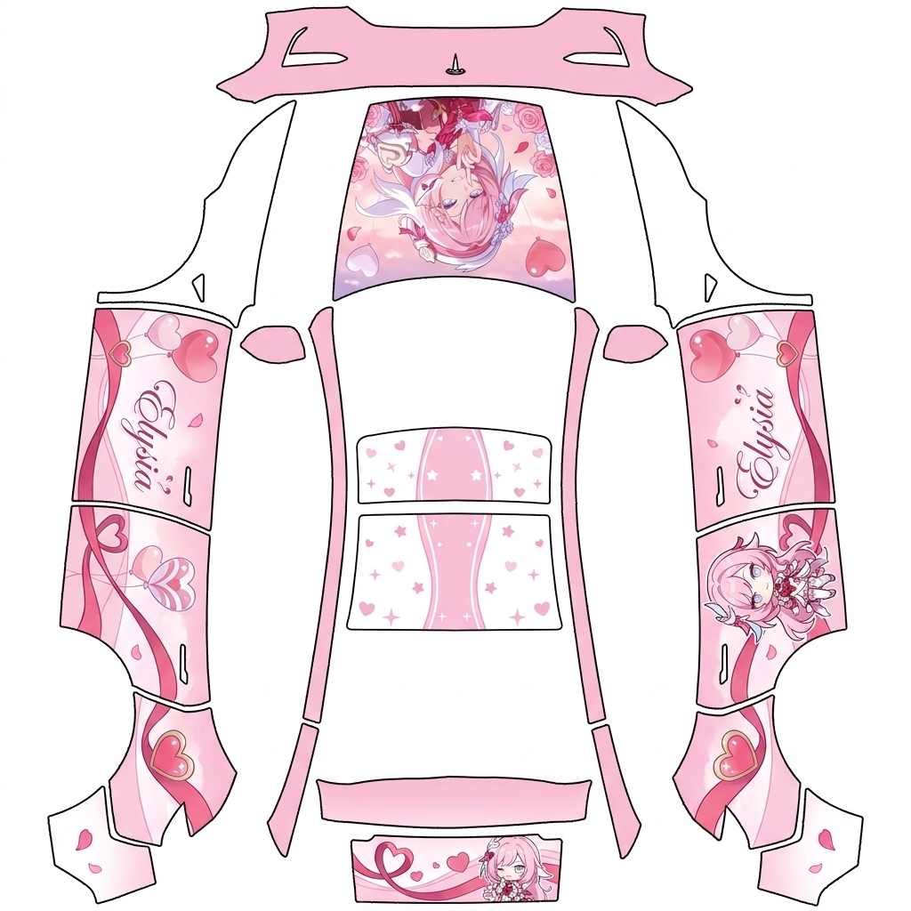 AI Design - 爱莉希雅主题，俏皮风格