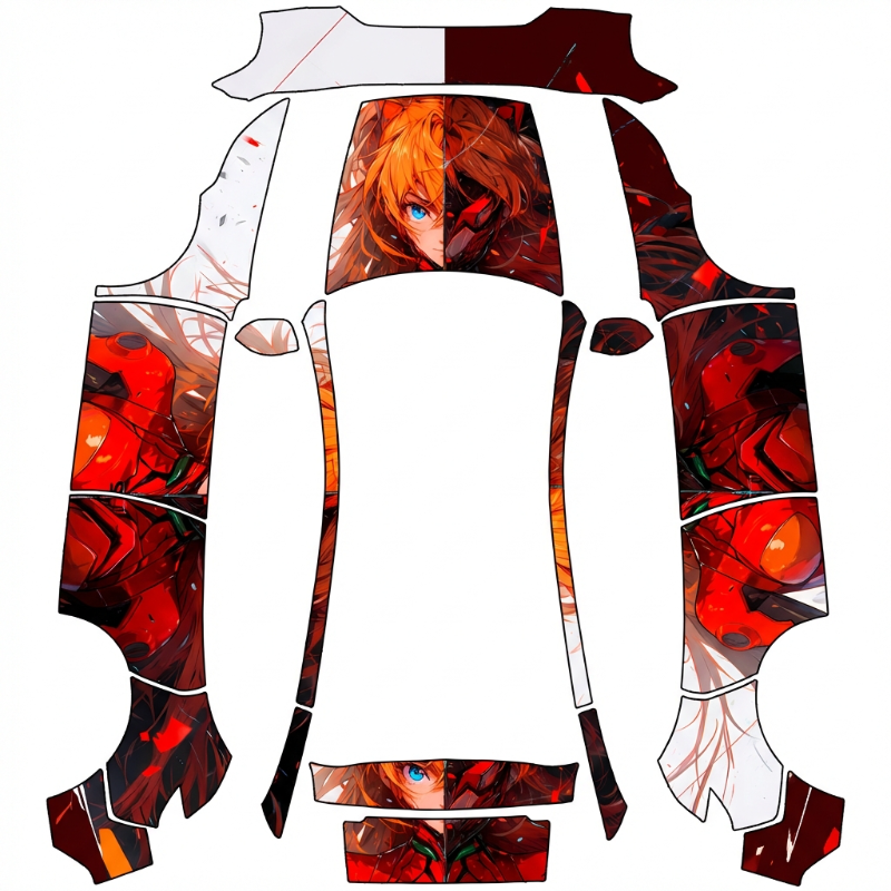 AI Design - 明日香动漫风格