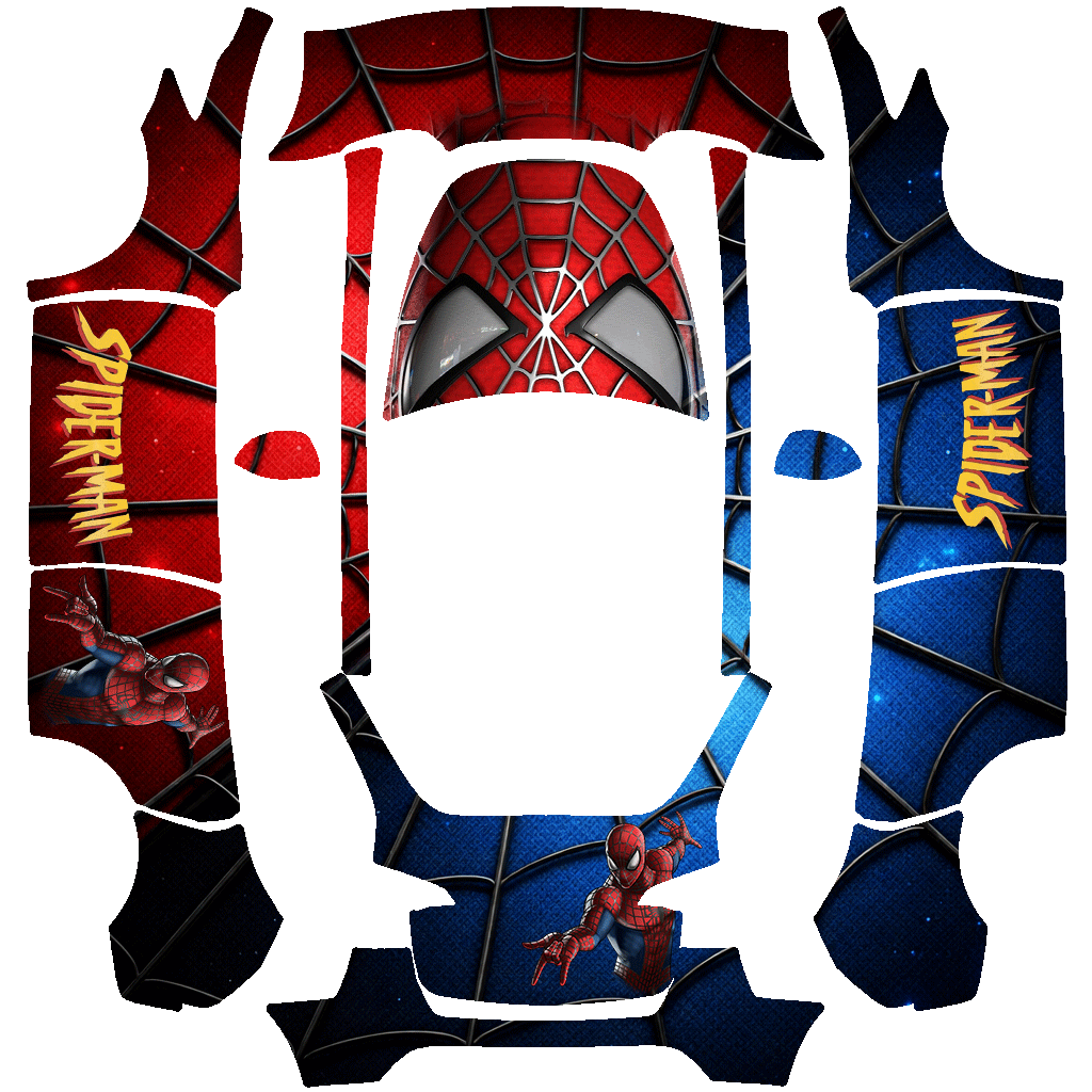 蜘蛛侠红蓝cp色-MY