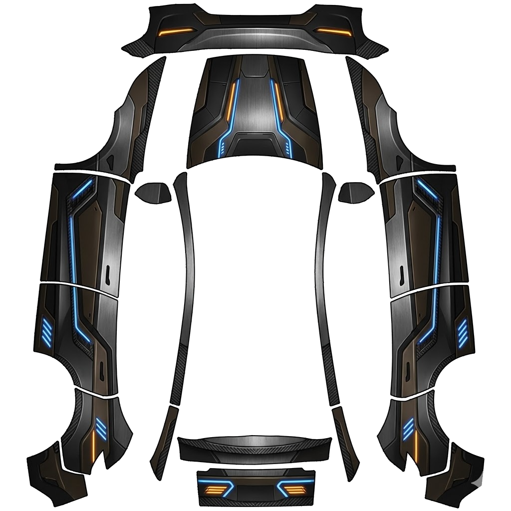 黑色盔甲高级质感-有型-MY焕新