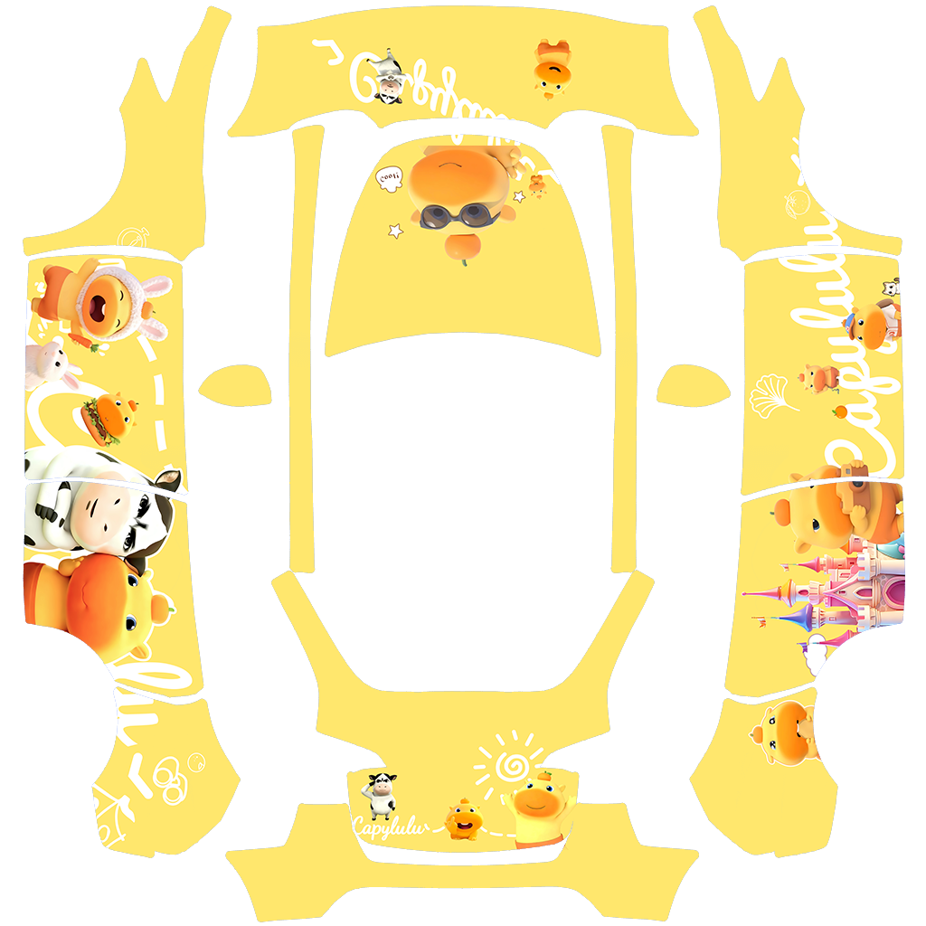 水豚噜噜与草地牛