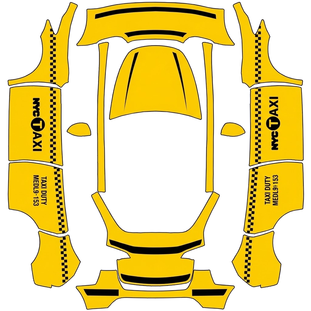 黄色法拉利-重庆出租车风-MY